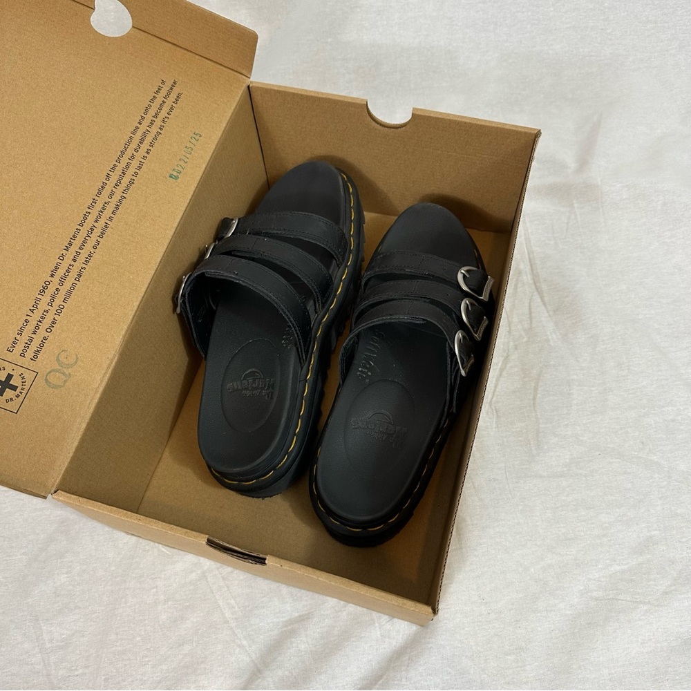 Dr. Martens Blaire Slide Sandals - Black